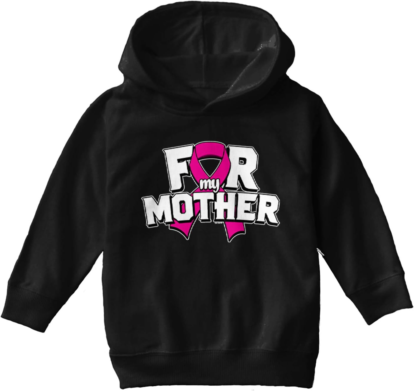 For My Mother - Breast Cancer Ribbon Toddler/Youth Fleece Hoodie