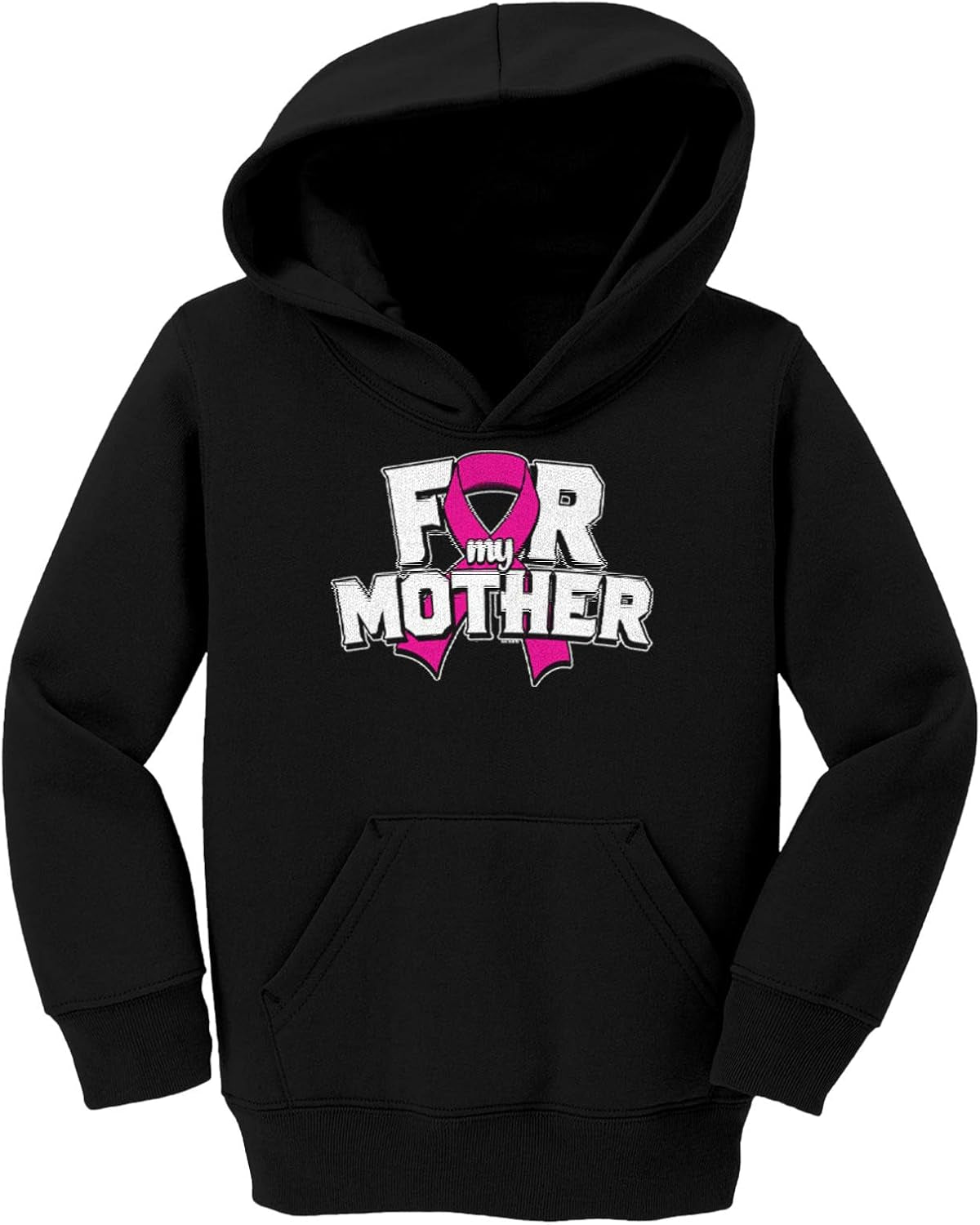 For My Mother - Breast Cancer Ribbon Toddler/Youth Fleece Hoodie