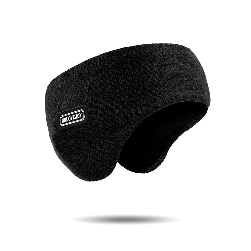 Russian Hat Autumn Winter Ear Covers Men Women Cycling Padded Ear Warm Foldable Windproof Knitted Double Muff Run Cap Pillbox