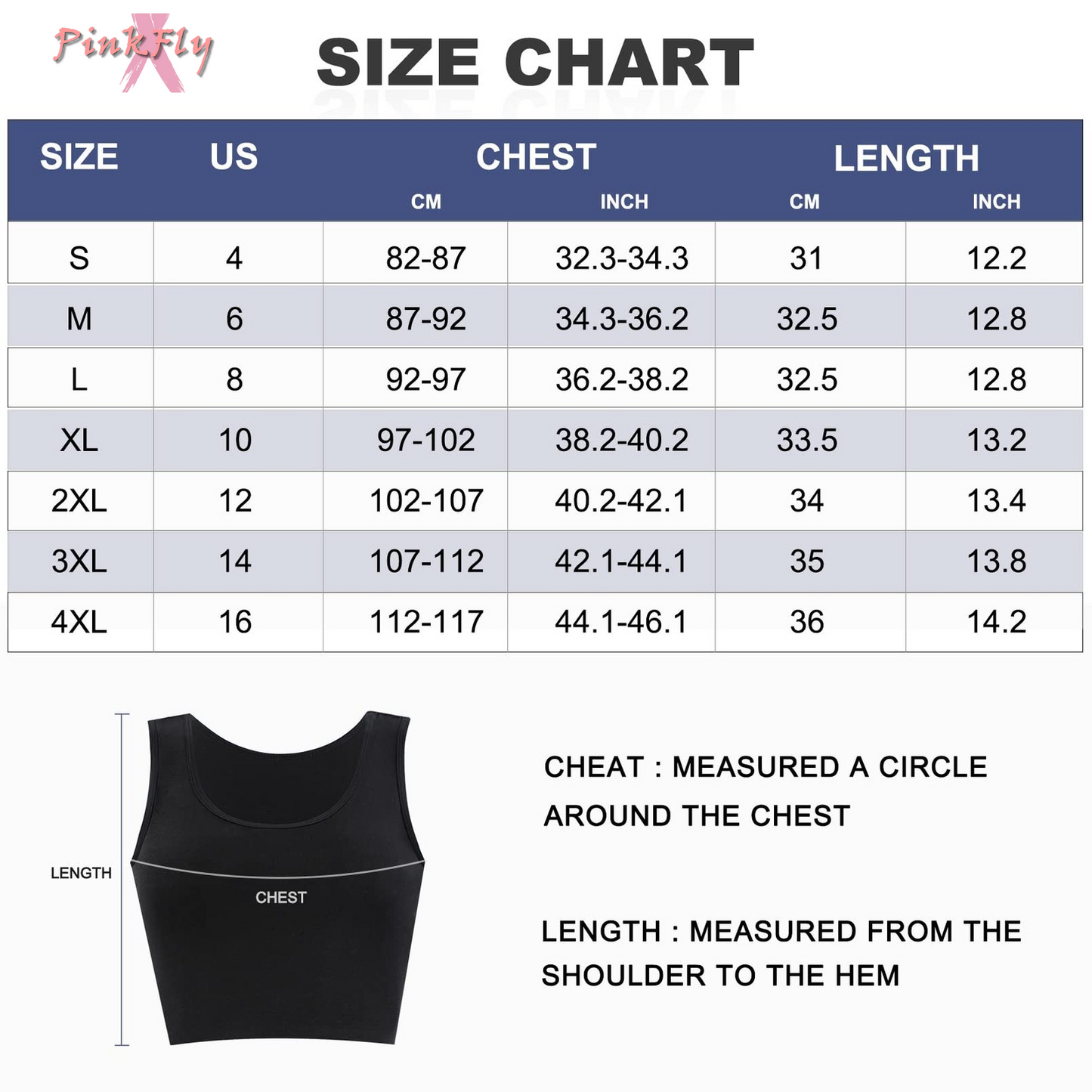 Chest Binder for Transgender FTM LGBT Tomboy Tops Women Breathable Binder Bra...