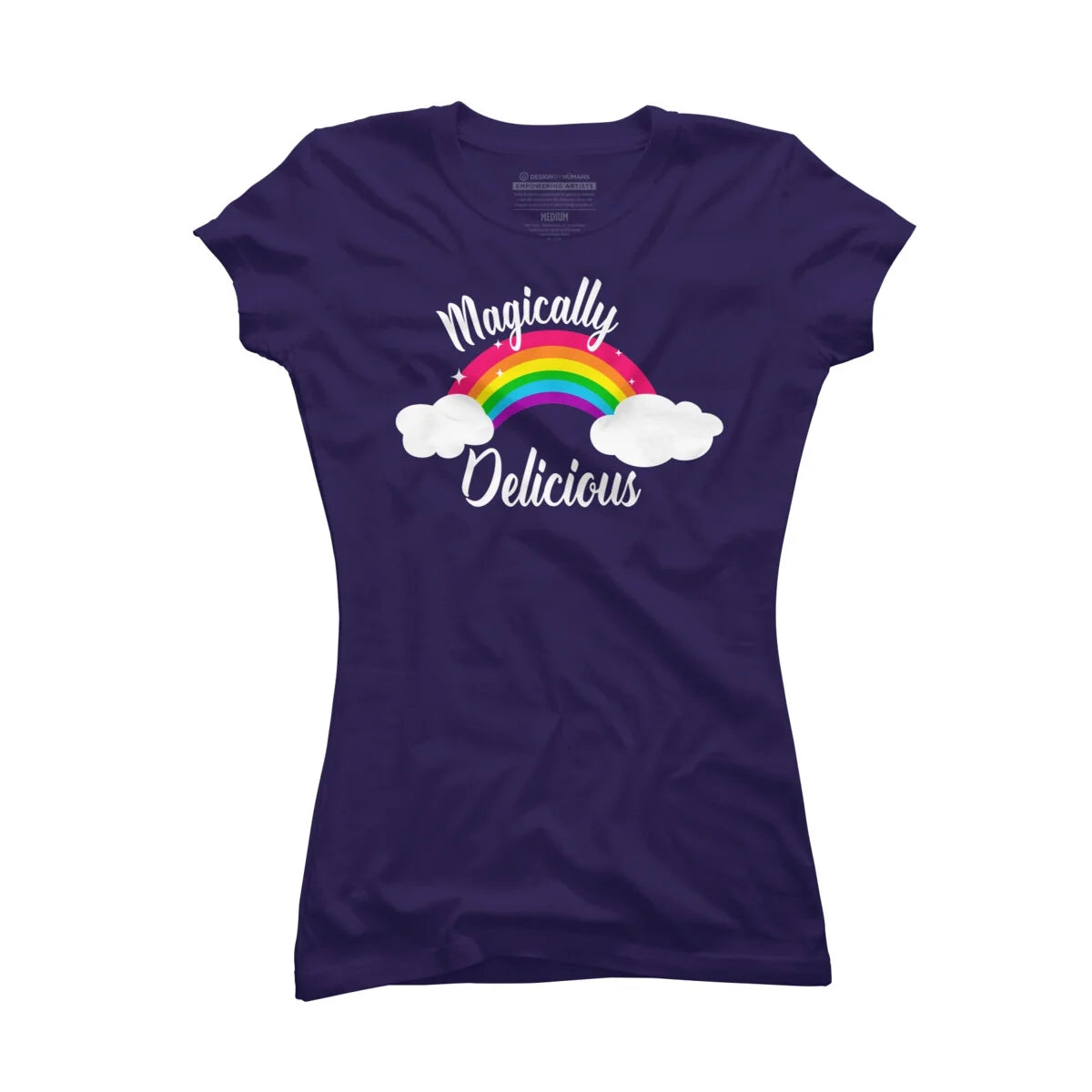 Magically Delicious Funny LGBT Pride Juniors Purple Graphic Tee -  2XL