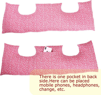 Mastectomy Pillow for Breast Cancer Surgery Lumpectomy Reconstruction Chest Healing Protector Post-Surgery Recovery Support Patient Care (Tiny Flower)
