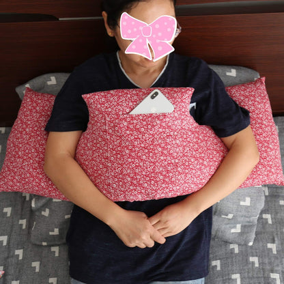 Mastectomy Pillow for Breast Cancer Surgery Lumpectomy Reconstruction Chest Healing Protector Post-Surgery Recovery Support Patient Care (Tiny Flower)