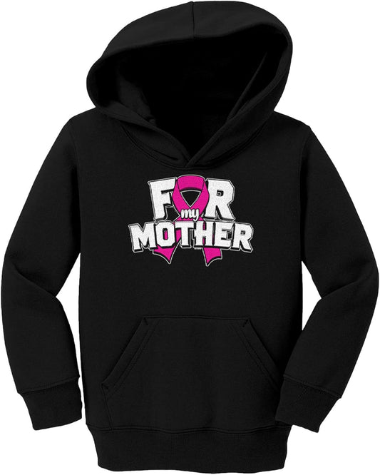 For My Mother - Breast Cancer Ribbon Toddler/Youth Fleece Hoodie