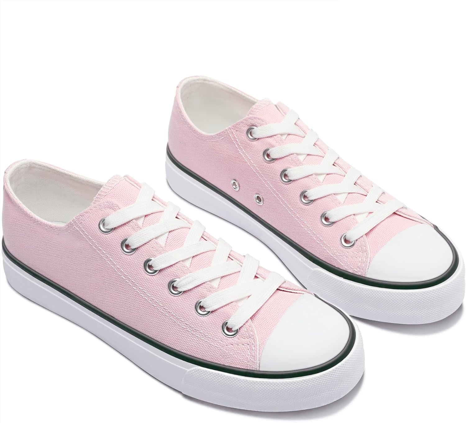 Unisex Canvas Shoes Low Top Fashion Sneakers Slip on Walking Shoe