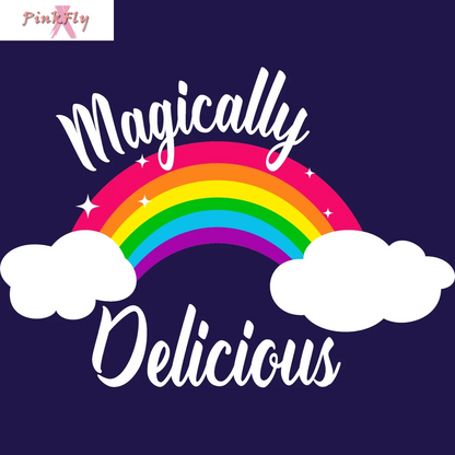 Magically Delicious Funny LGBT Pride Juniors Purple Graphic Tee -  2XL